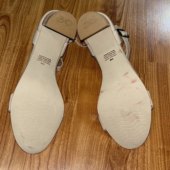 Able Elizabeth Heel Sand Napa Nude Sandals - Picture 8 of 11